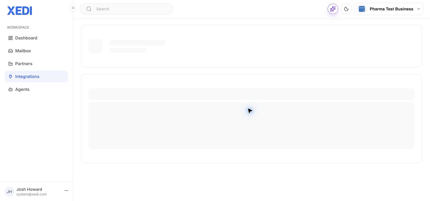 Enable an integration for trading partners in XEDI